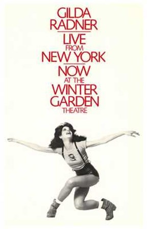 Gilda Radner - Live from New York (Broadway) art print