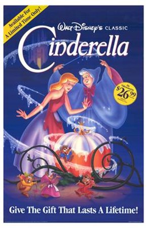 Cinderella VHS art print