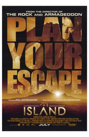 The Island - Plan your escape art print
