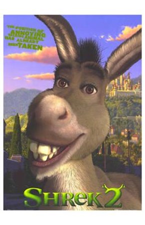 Shrek 2 Donkey art print