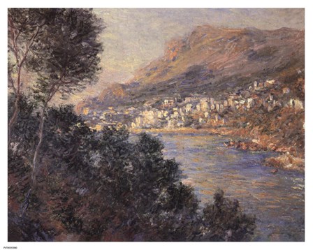 Monte Carlo Vue De Cap Martin by Claude Monet art print