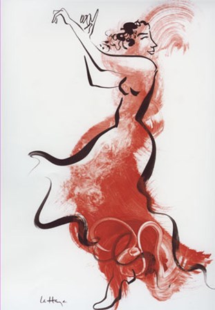 Danse II by Helene La Haye art print