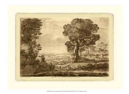 Pastoral Landscape VIII by Claude Lorrain art print