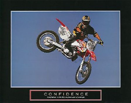 Confidence  Motorbiker art print