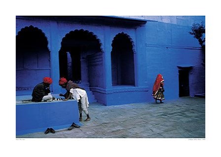 Jodhpur, India (Blue), 1996 by Steve Mccurry art print