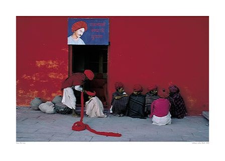 Jodhpur, India (Red), 1996 by Steve Mccurry art print