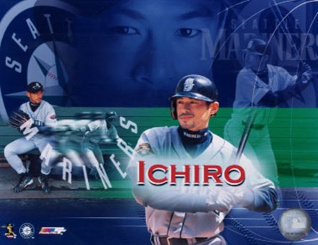 Ichiro Suzuki - Composite (Horizontal) art print