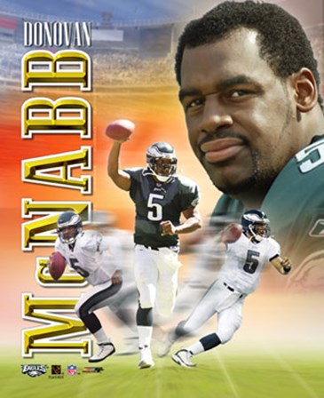 Donovan McNabb Portrait Plus art print