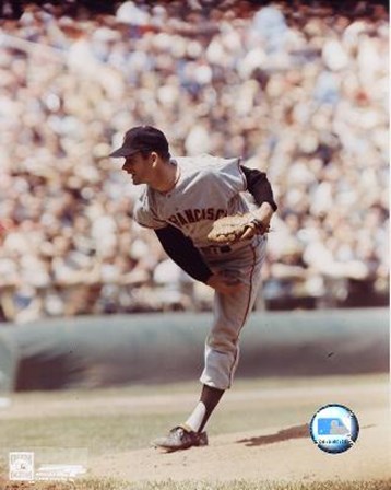 Gaylord Perry - Giants - Pitching art print