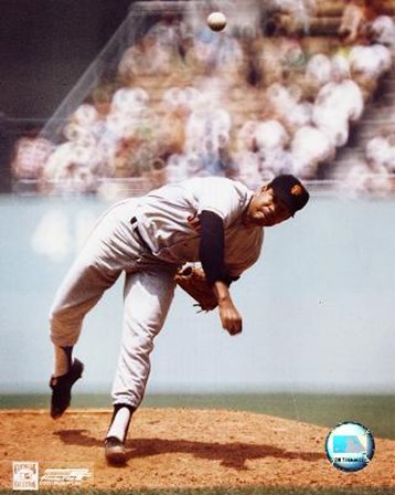 Juan Marichal - Pitching art print