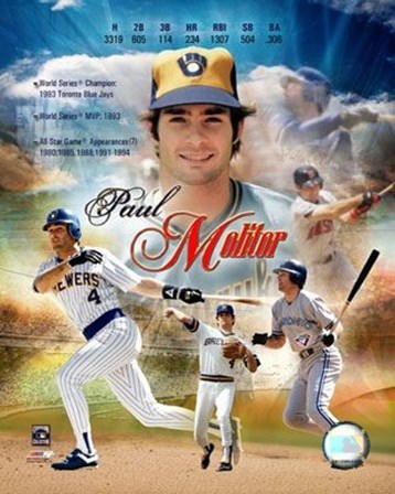 Paul Molitor-CAREER/LEGENDS COMP art print