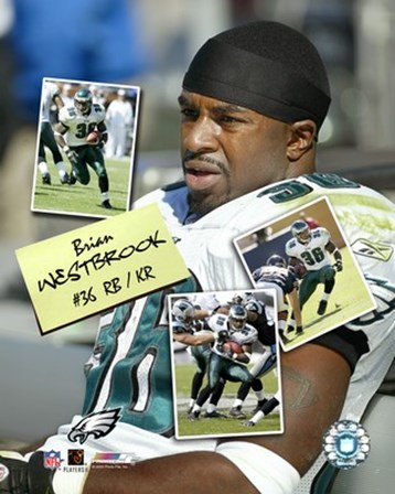 Brian Westbrook - Scrapbook &#39;04 art print