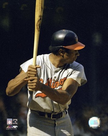 Frank Robinson - Batting Action art print