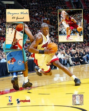 Dwyane Wade 2005 - Scrapbook art print