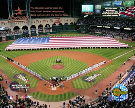 Minutre Maid Park - &#39;05 W.S. Game 3 National Anthem art print