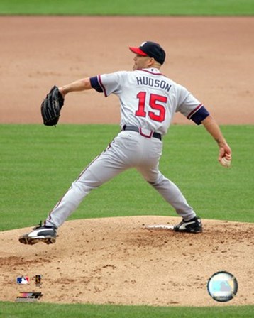 Tim Hudson 2006 Action art print