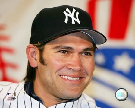 Johnny Damon - &#39;05 Press Conference (N.Y.Y.) art print