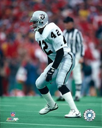 Ronnie Lott - Raiders art print