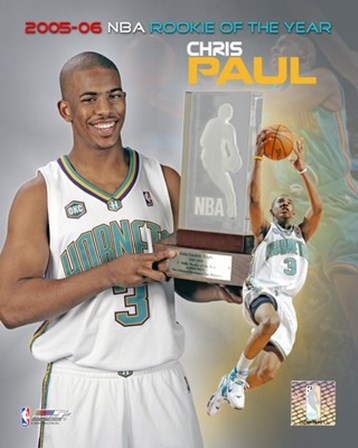 Chris Paul - 2006 Rookie Of The Year art print