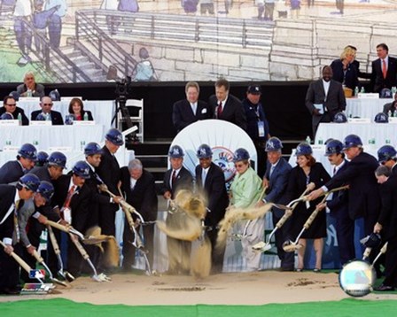 New Yankee Stadium - 2006 Ground Breaking Ceremony art print