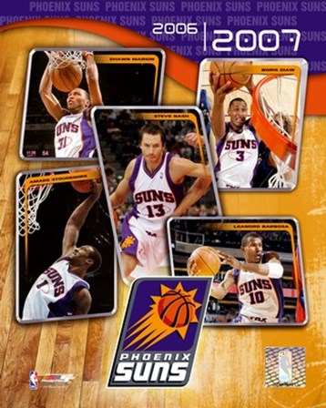 &#39;06 / &#39;07 - Suns Team Composite art print