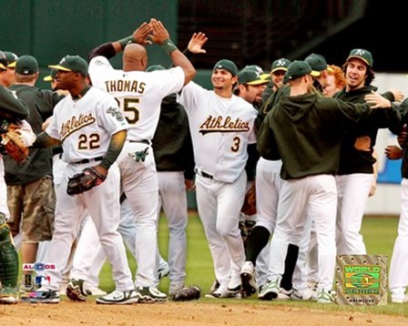 Athletics - 2006 ALDS / Game 3 Celebration art print