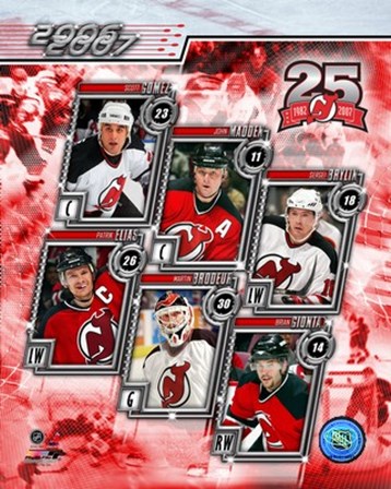 &#39;06 / &#39;07 Devils Team Composite art print