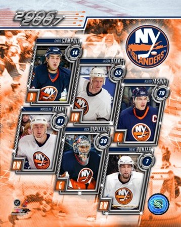 &#39;06 / &#39;07- Islanders Team Composite art print