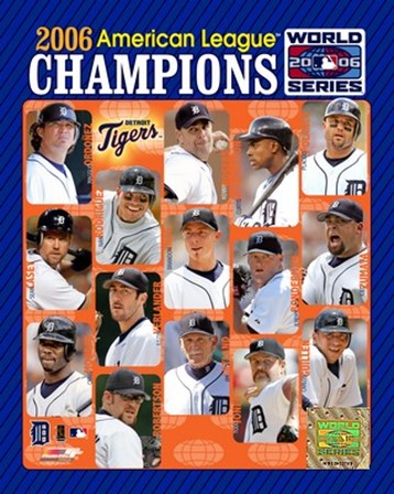 &#39;06 Tigers ALCS Champions Team Composite ll art print