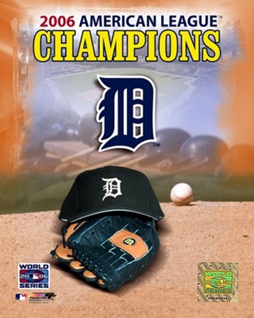 2006 -  Tigers AL Champs Logo art print