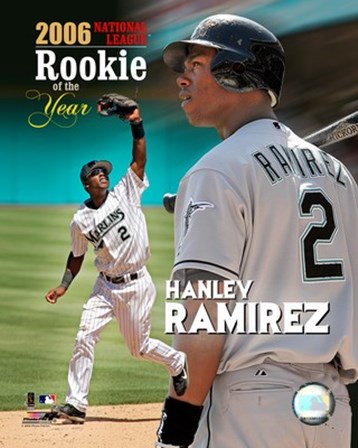 Hanley Ramirez - 2006 N.L. R.O.Y. art print