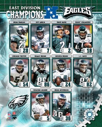 Eagles - 2006 NFC East Champions Composite art print
