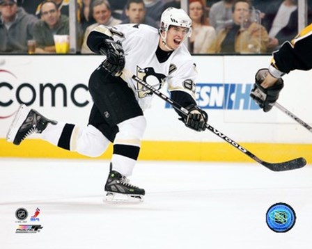 Sidney Crosby - &#39;06 / &#39;07 Away Action art print