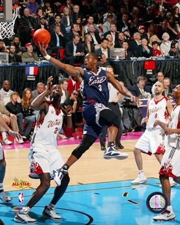 Dwyane Wade - &#39;07 All Star Game / Action art print