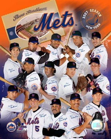 2007 Mets Team Composite art print