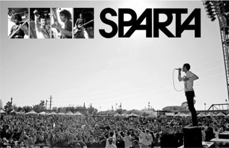 Sparta - Live on stage art print