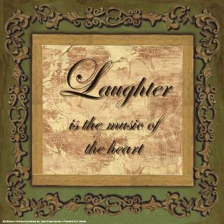 Wtlb, SagegoldLaughter by Debbie DeWitt art print