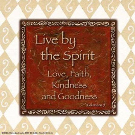 Wtlb, Harlequin TanLive By The Spirit by Debbie DeWitt art print