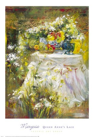 Queen Anne's Lace by Marysia art print