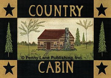 Country Cabin by Dotty Chase art print