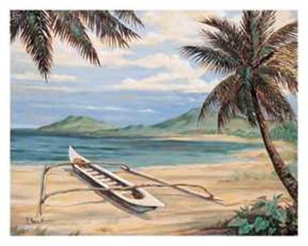 Outrigger Cove by Paul Brent art print