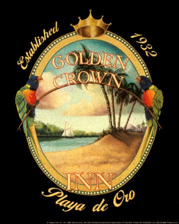 Golden Crown Inn - Mini by Catherine Jones art print