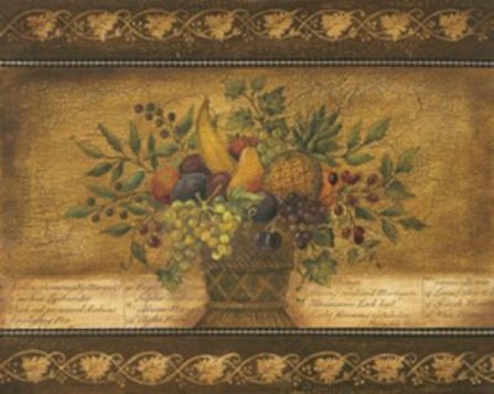 Old World Abundance I - Mini by Kimberly Poloson art print