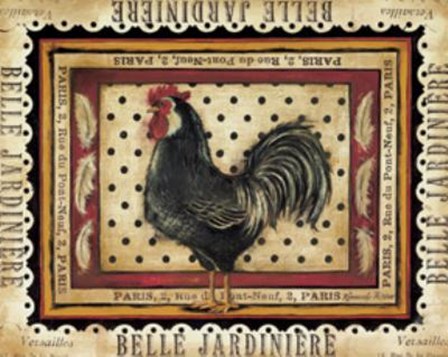 Jaunty Plumerie II - Mini by Kimberly Poloson art print