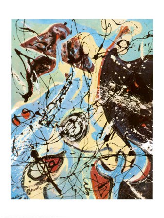 Composition by Jackson Pollock art print