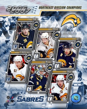 &#39;06 / &#39;07 Sabres Eastern Division Champions Composite art print