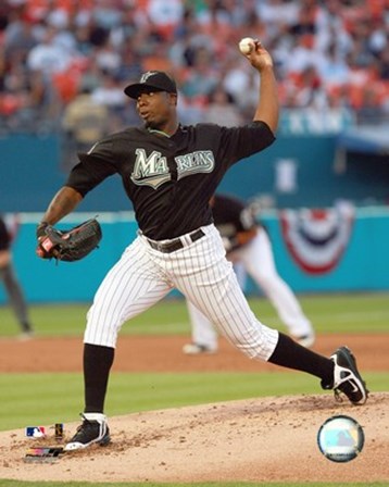 Dontrelle Willis - 2007 Pitching Action art print