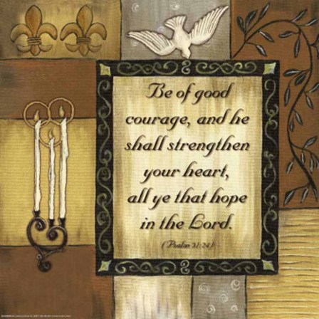 Wtlb, Caramel Hope In The Lord by Debbie DeWitt art print