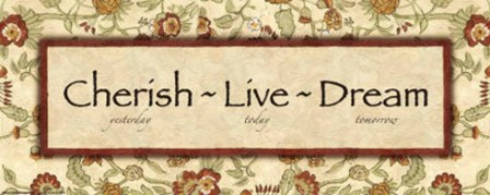 Wtlb, Eduardian FloralCherish Live Drea by Debbie DeWitt art print