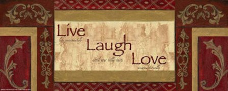 Wtlb, Traditional RedCherish Live Dream by Debbie DeWitt art print